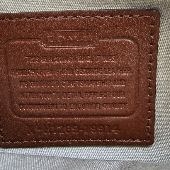 Coach Penny Brown Leather Crossbody Bag 2012 - Picture 11 of 13